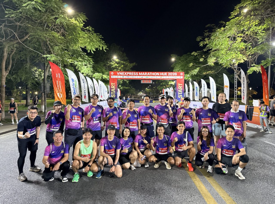 VnExpress Marathon Hue 2026 スタート前